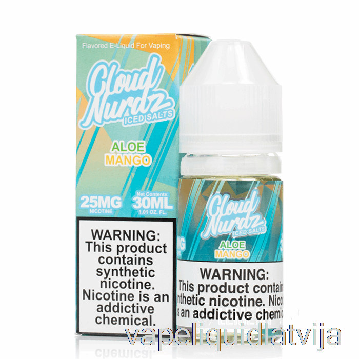 Ledus Alvejas Mango - Mākonis Nurdz Sāļi - 30ml 25mg Vape šķidrums